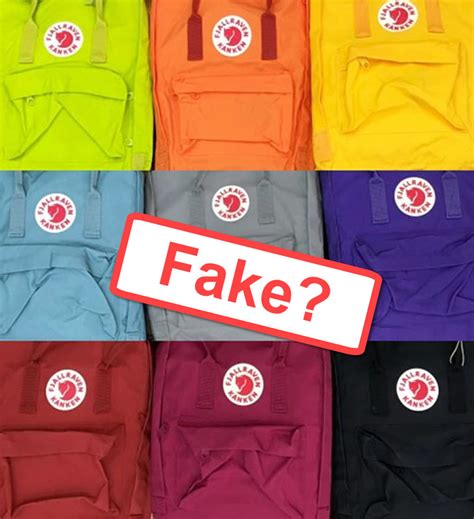 real vs fake kanken bag|fjällräven kanken backpack real.